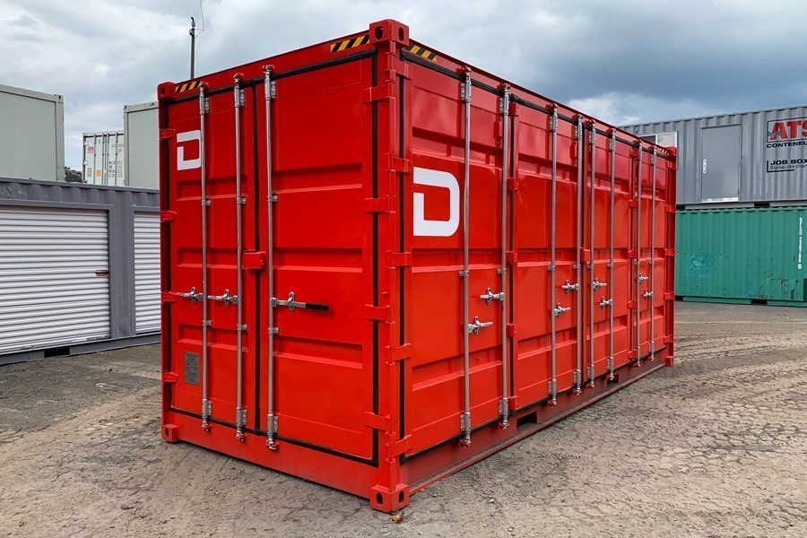 Custom Container Branding Decals at our depot