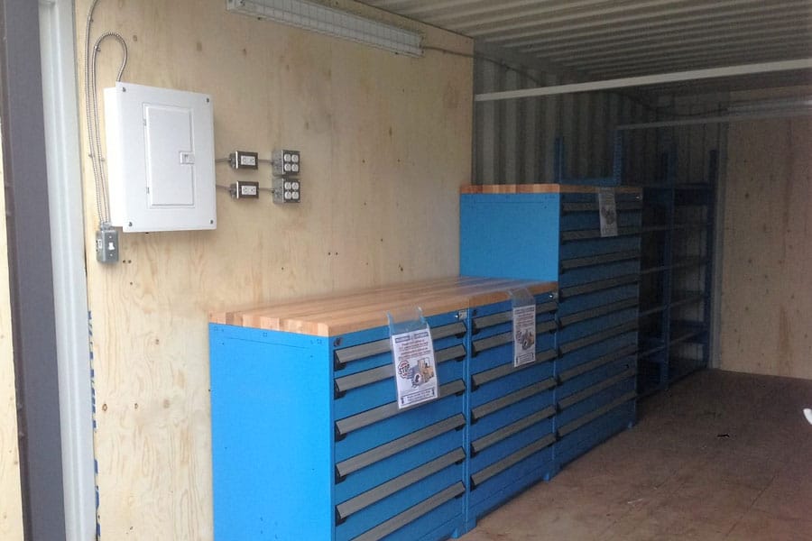Container Electrical Installation — Detail view