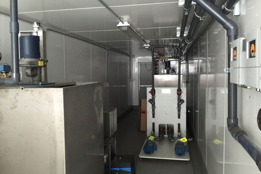 Container Electrical Installation — Alternate view