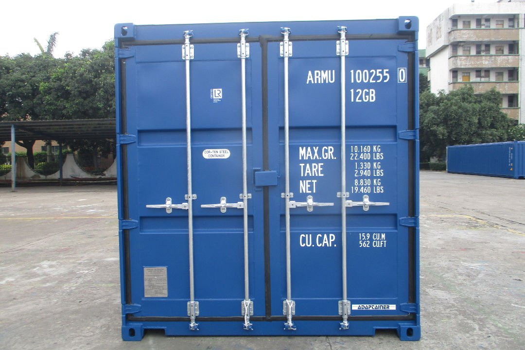 10ft Used Wind & Watertight Shipping Container — Corner casting and frame condition