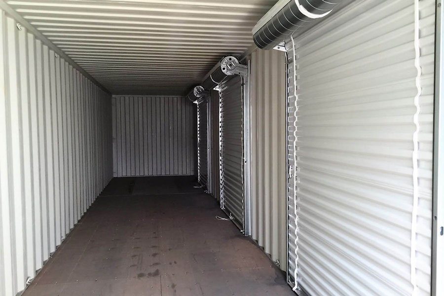 Steel Roll-Up Door Installation — depot photo