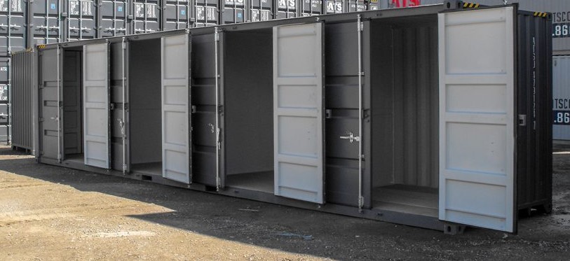Container Partition Wall — In use