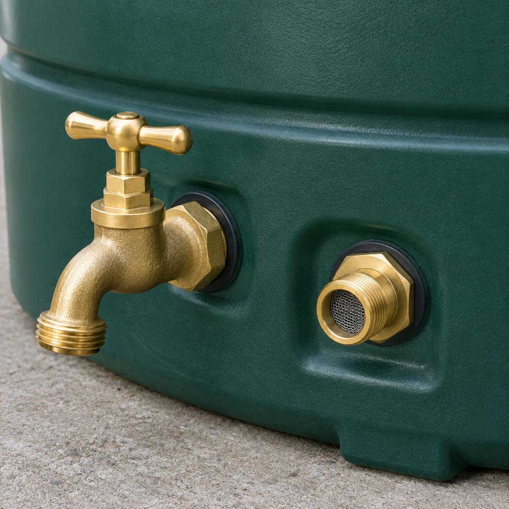 JoJo Red Water Tank — In use