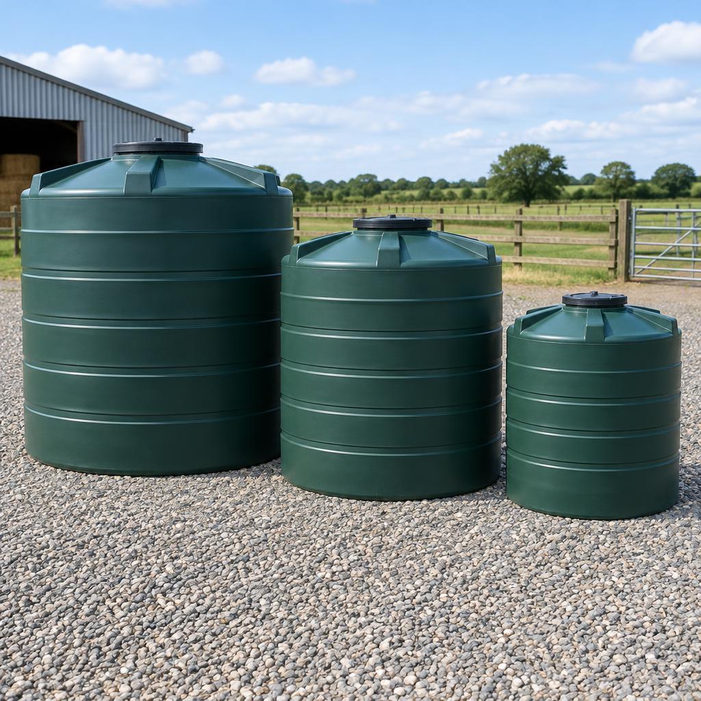 EeZee Lightweight Water Storage Tank — In use