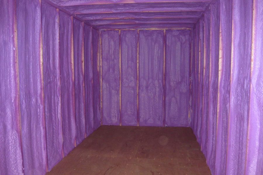 Container Insulation Package — In use
