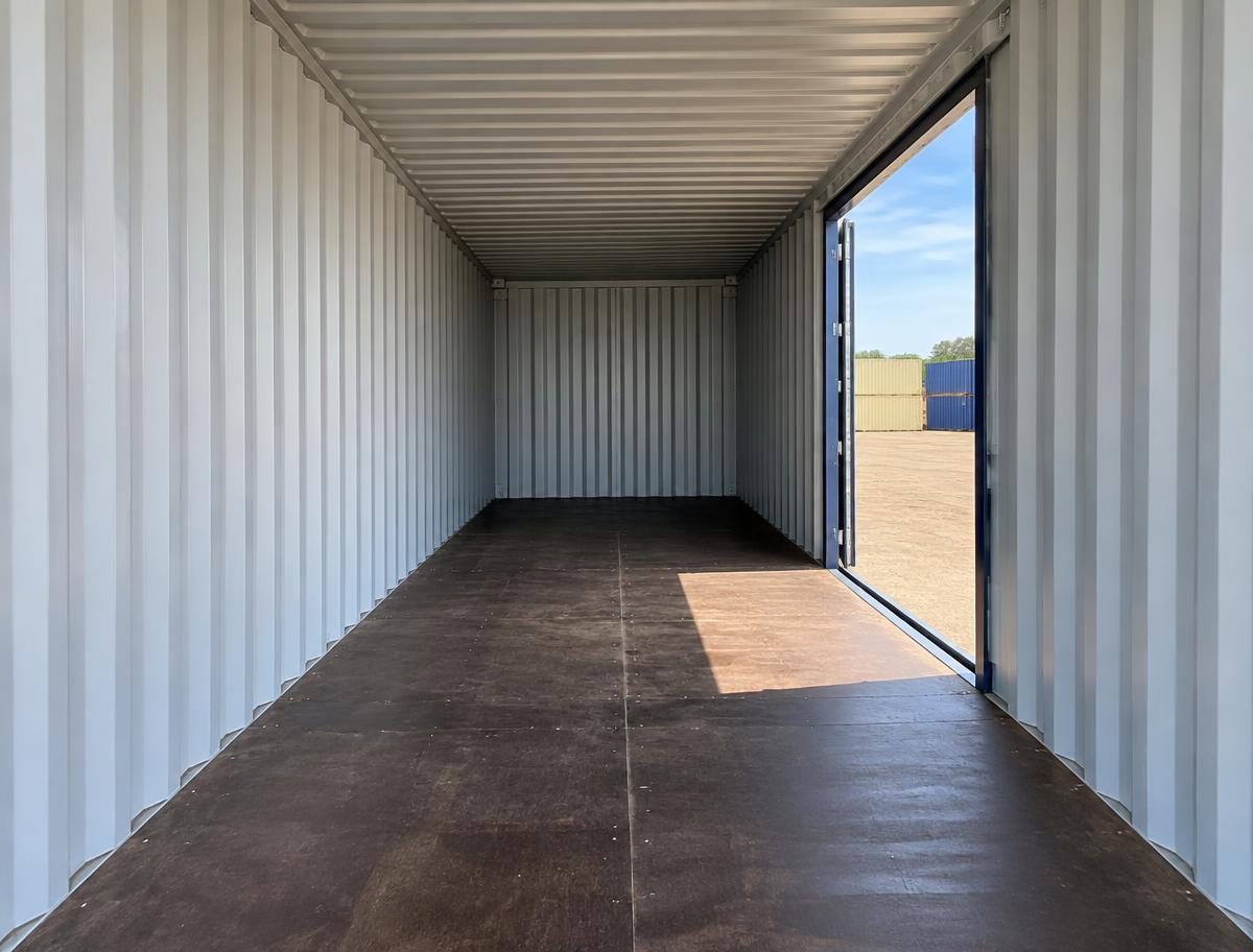 40ft Open Side Shipping Container — Corner casting and frame condition