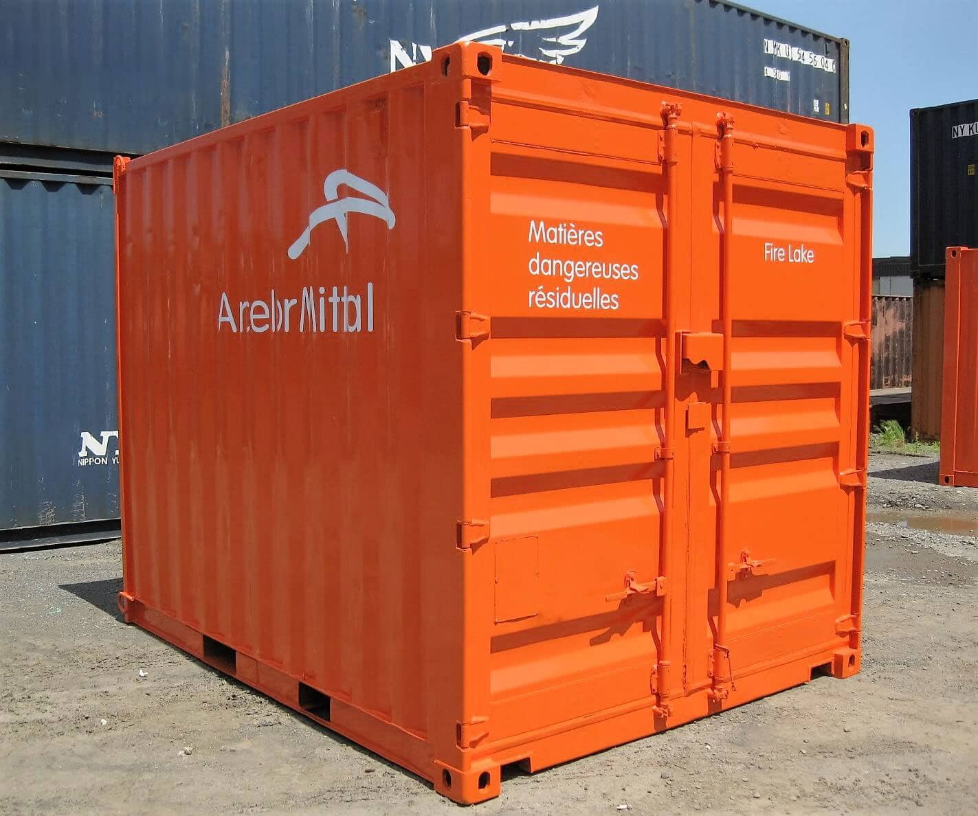 Custom Container Branding Decals — depot photo