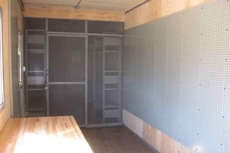 Container Partition Wall — Detail view