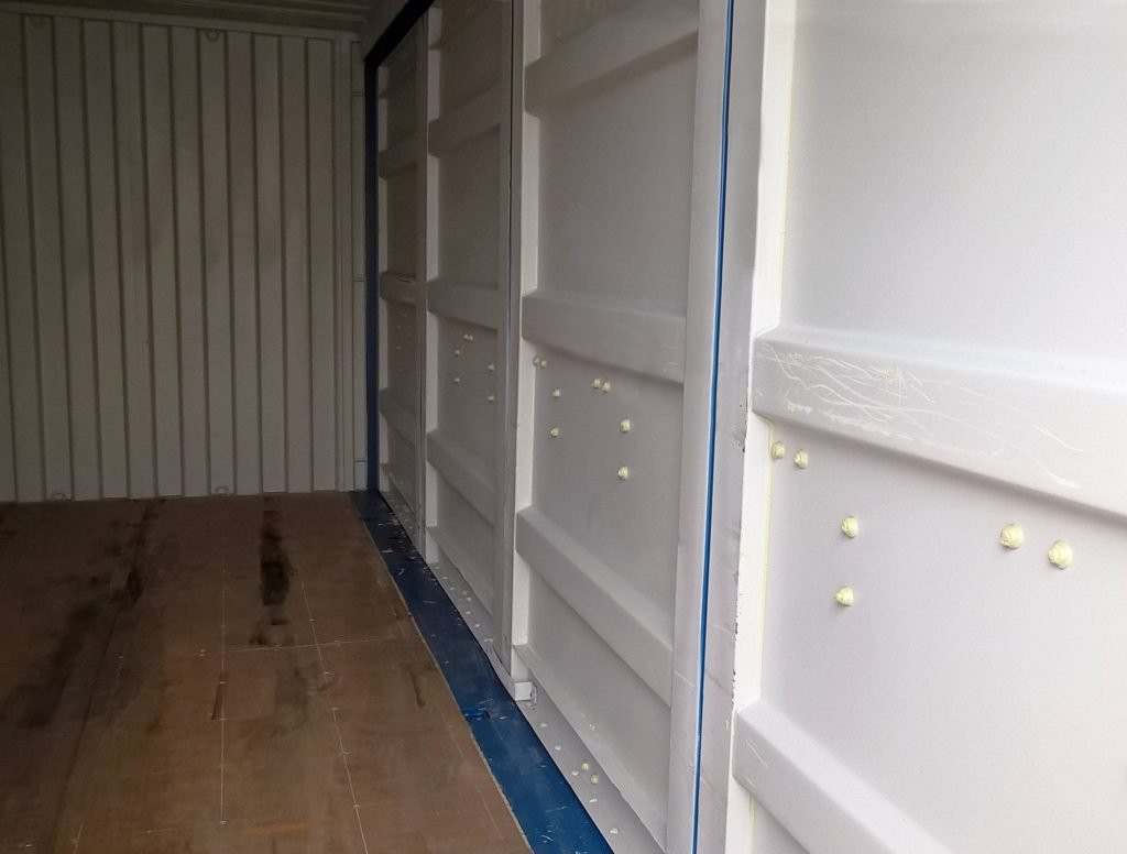 20ft Full Side Access Open Side Container — Corner casting and frame condition