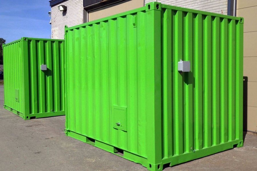 Container Exterior Repaint at our depot