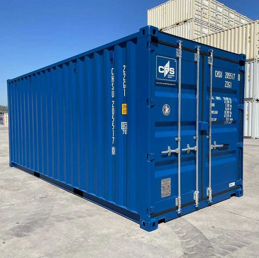 20ft High Cube Steel Container for Transport & Modification — depot photo