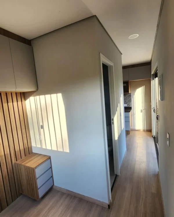 Custom 20ft Cabin Container House — Side panel and corrugation detail