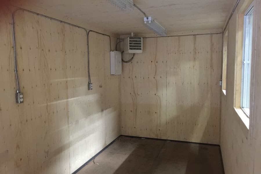 Container Electrical Installation at our depot