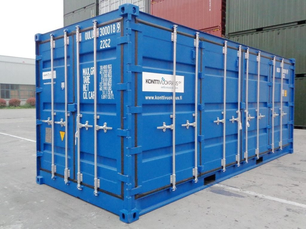 20ft Full Side Access Open Side Container at our depot