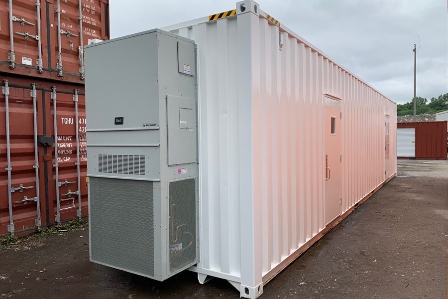 Container Ventilation Installation — Alternate view