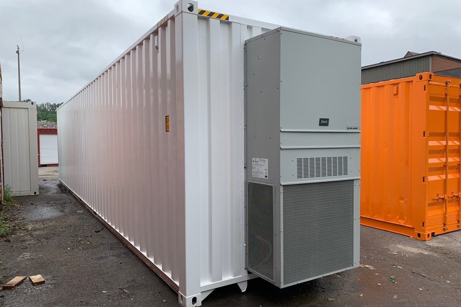 Container Ventilation Installation — In use