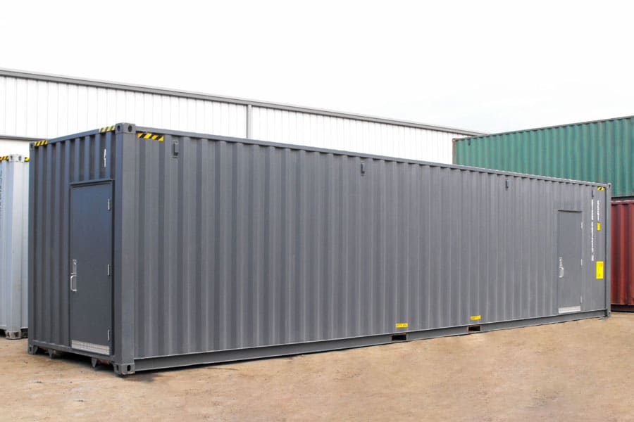 Industrial Steel Man Door for Containers — depot photo