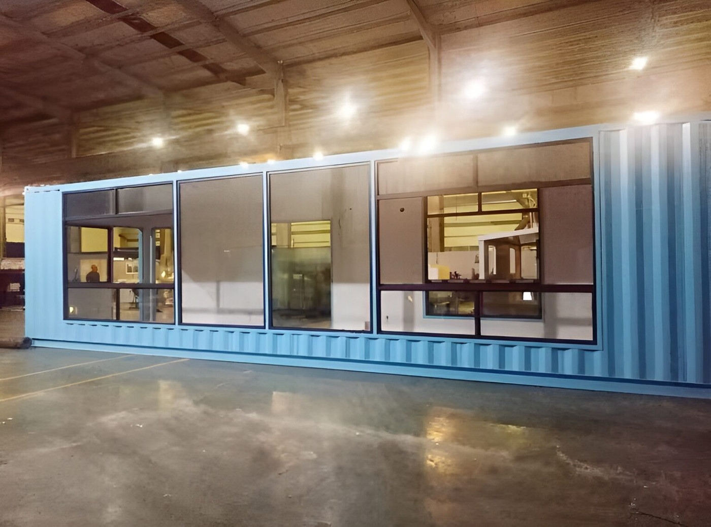 40ft Modern Prefab Container Home at our depot