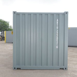 20ft High Cube Container for IBC Storage — Door-end elevation and locking gear