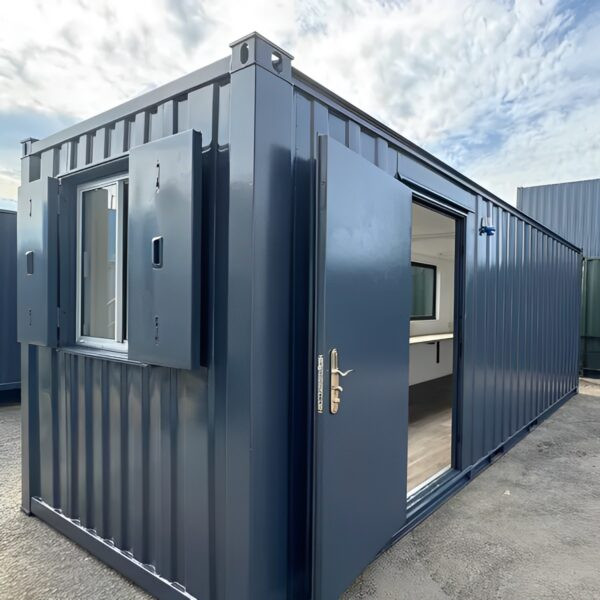 21ft x 8ft Portable Cabin Office & Canteen at our depot