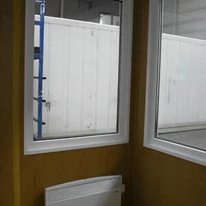 10ft Full Glass Observation Container Unit — Corner casting and frame condition