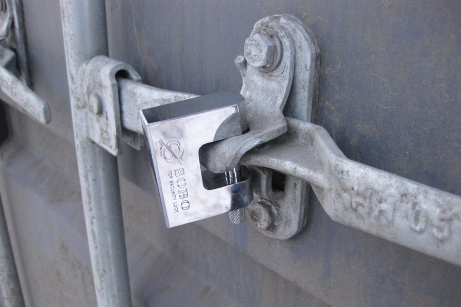 Marine-Grade Container Padlock — depot photo