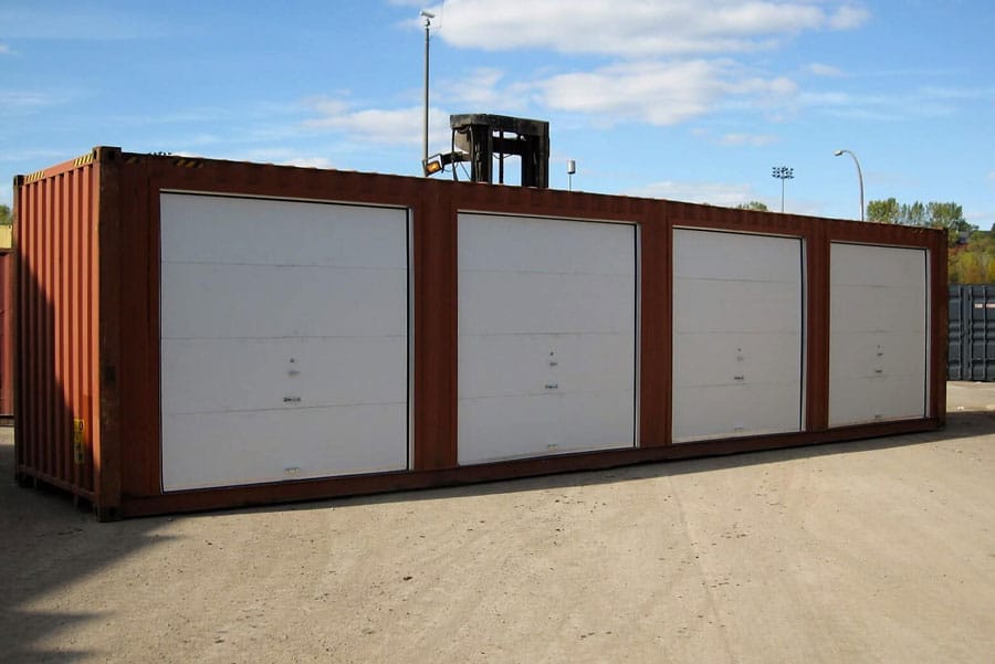 Insulated Garage Door Installation — Detail view