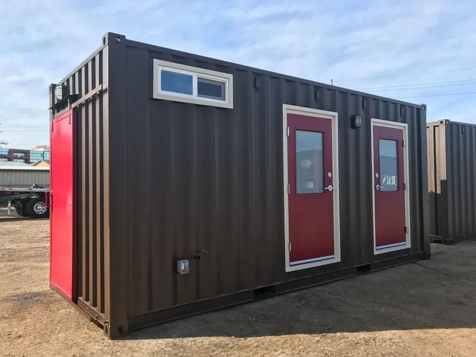 Portable Container Restroom & Bathroom Unit at our depot