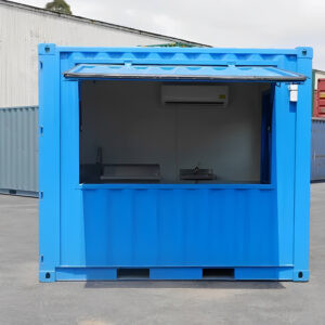 10ft Custom Container Shop & Mobile Retail Unit — depot photo