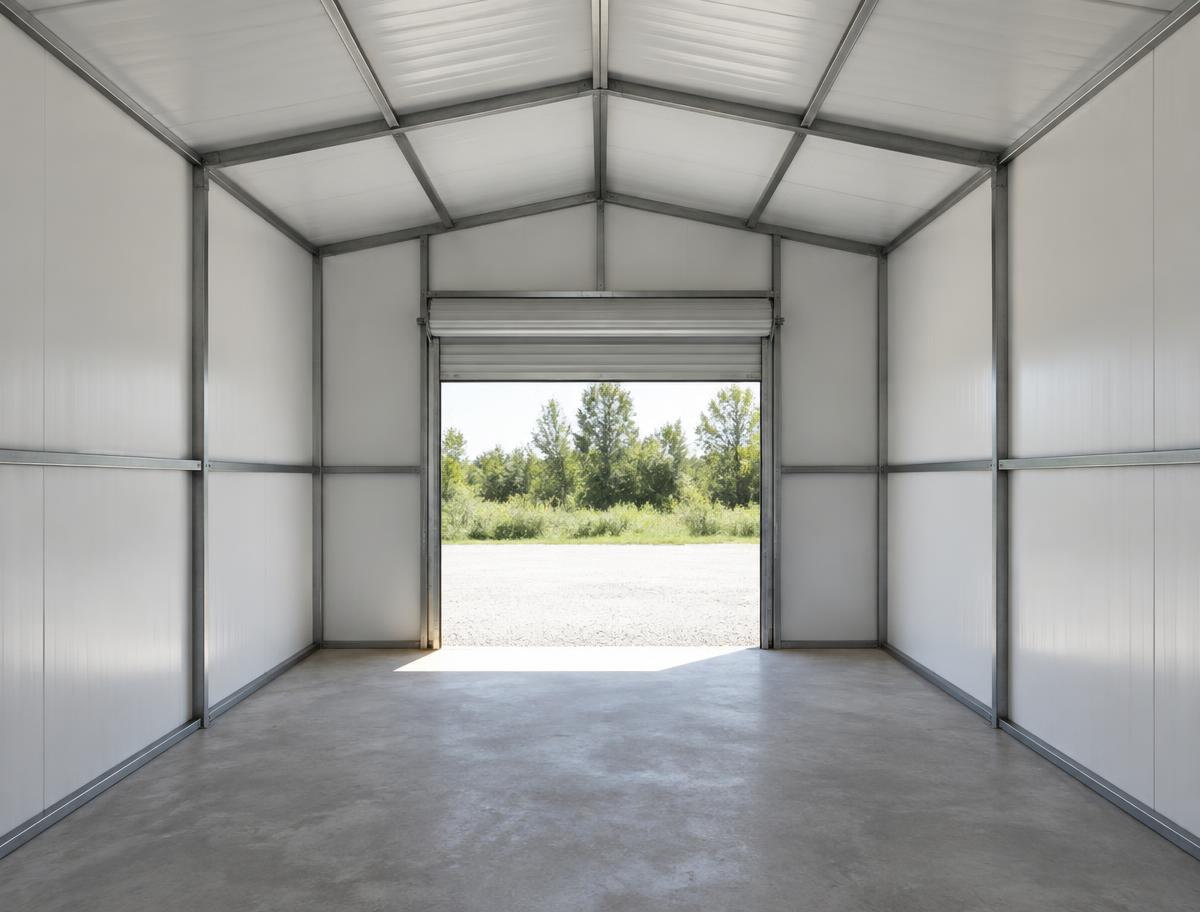 20ft Flat Pack Steel Storage Unit — Corner casting and frame condition