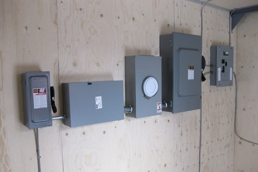 Container Electrical Installation — depot photo