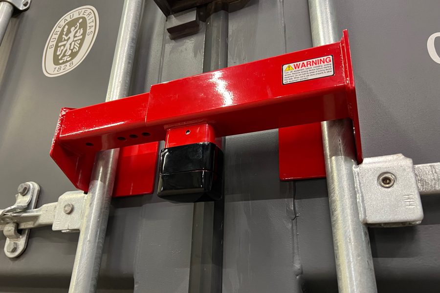 Heavy-Duty Container Door Bar Lock — Detail view