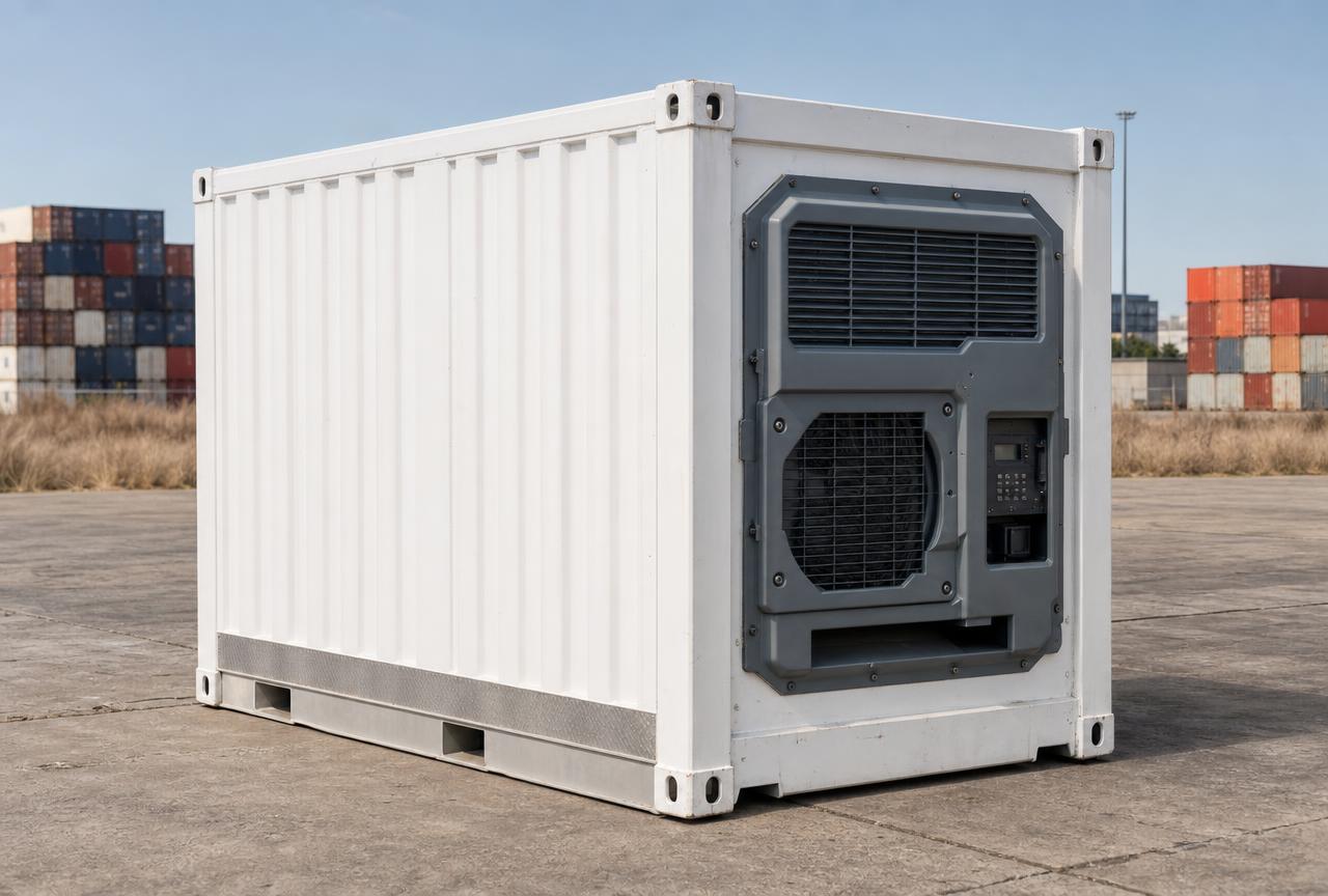 10ft Refrigerated Container — Operating Cold Room at our depot
