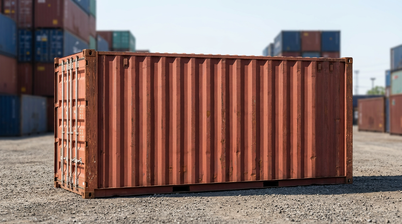 20ft Dry Container — As-Is Yard Grade at our depot