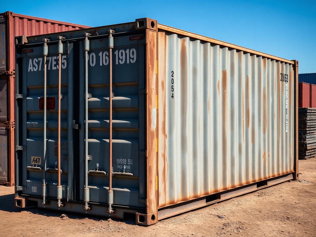 20ft Dry Container — As-Is Yard Grade at our depot