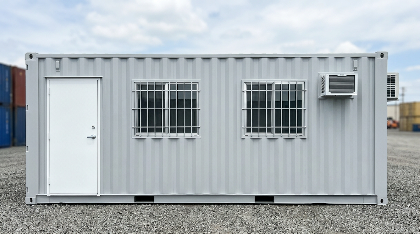 20ft Container Site Office — Turnkey Conversion at our depot