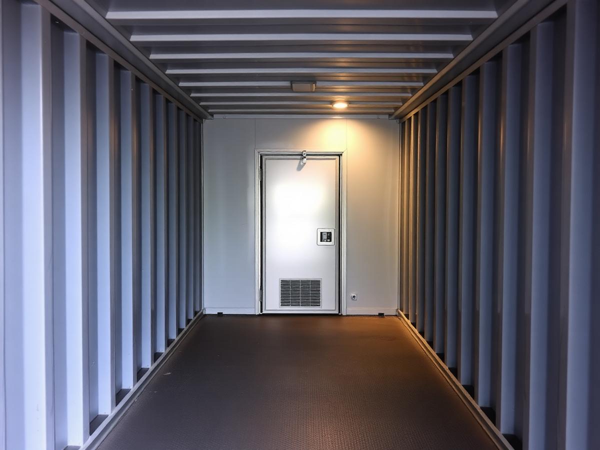 20ft Dual-Temperature Reefer — Partitioned Chill and Freeze at our depot