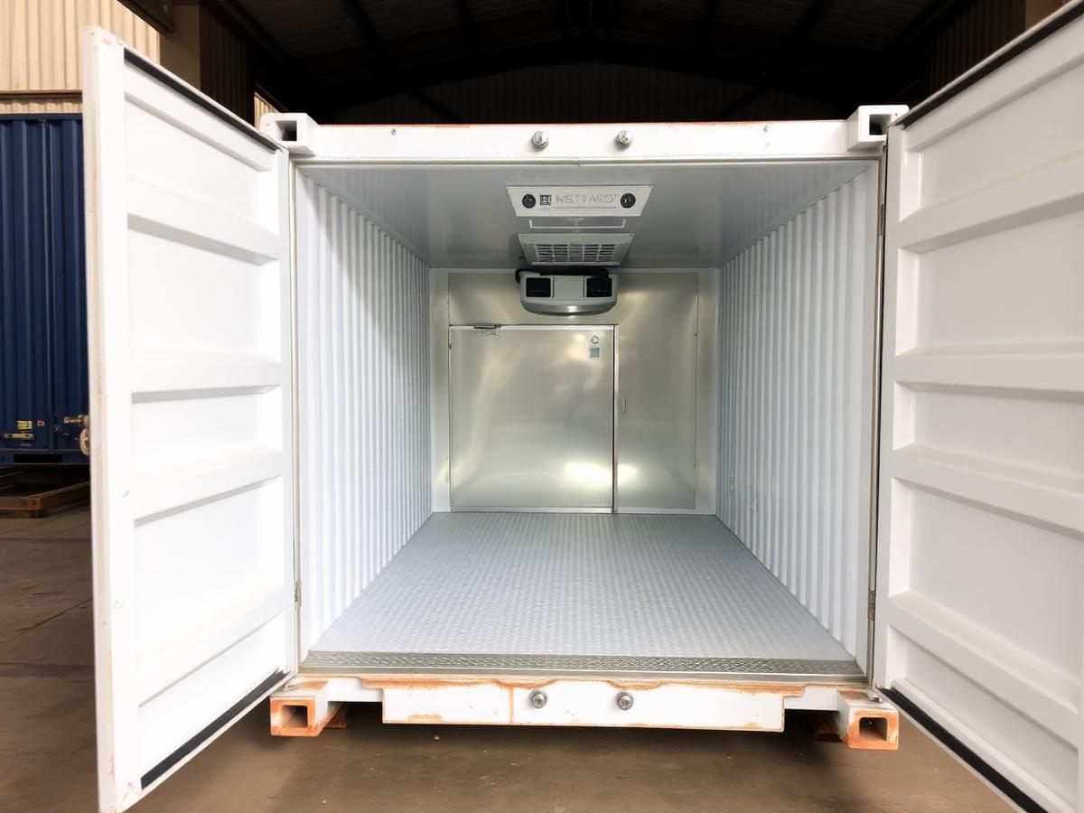20ft Freezer Container — Deep-Freeze Duty to -25 °C at our depot