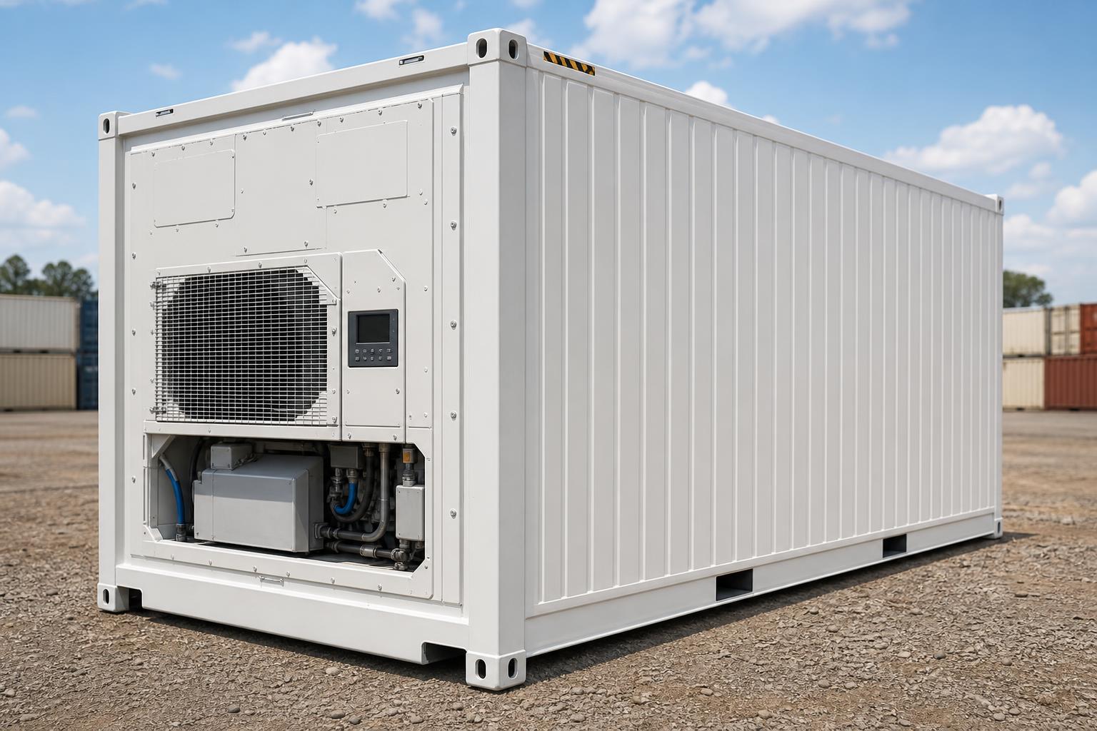 20ft Freezer Container — Deep-Freeze Duty to -25 °C at our depot