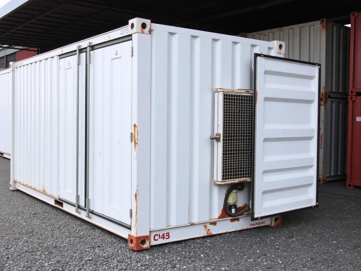 20ft Refrigerated Container — High-Hours Workhorse at our depot