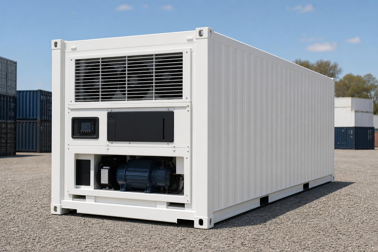 20ft Refrigerated Container — Serviced Operational Unit at our depot