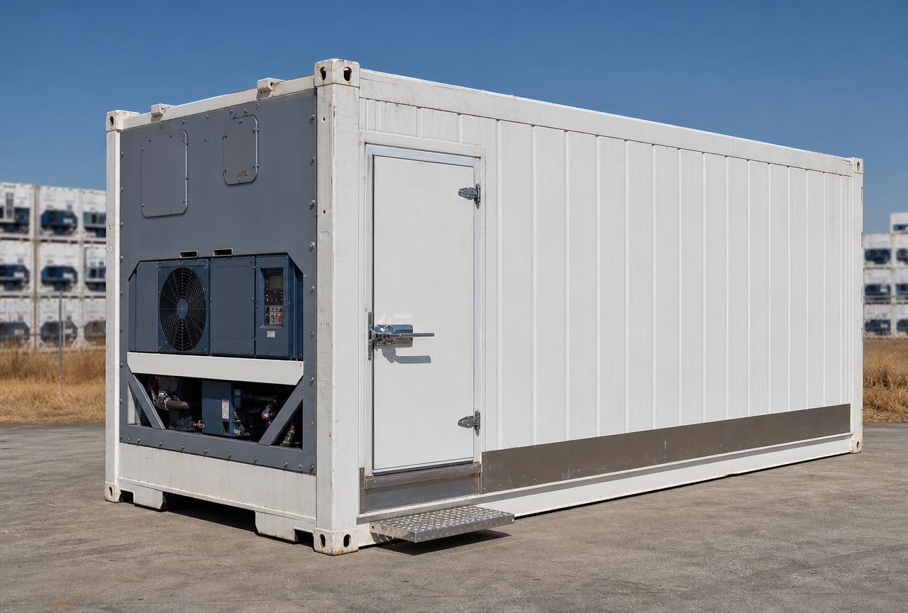 20ft Reefer with Personnel Access Door at our depot