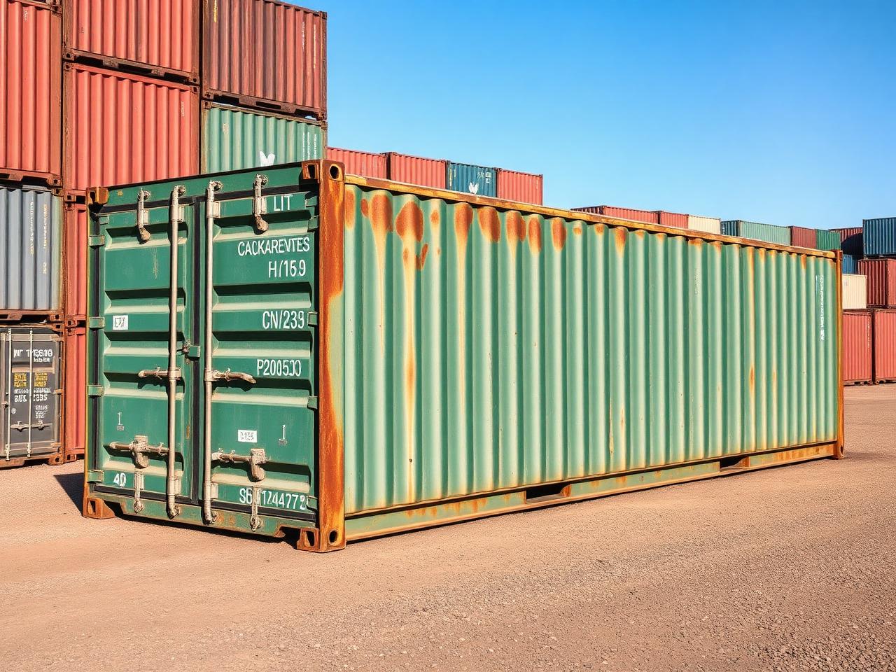 40ft Dry Container — Cargo Worthy (CW) at our depot