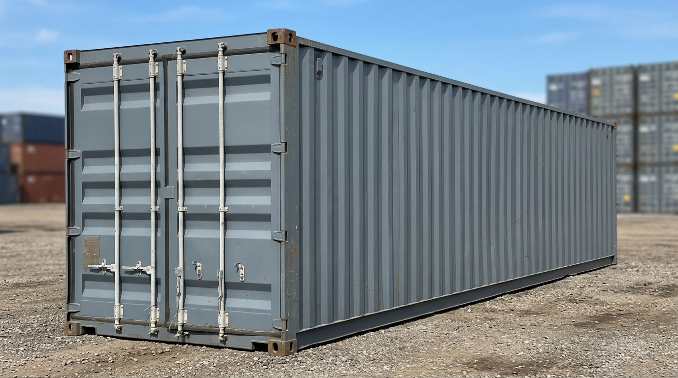 40ft Dry Container — Cargo Worthy (CW) at our depot