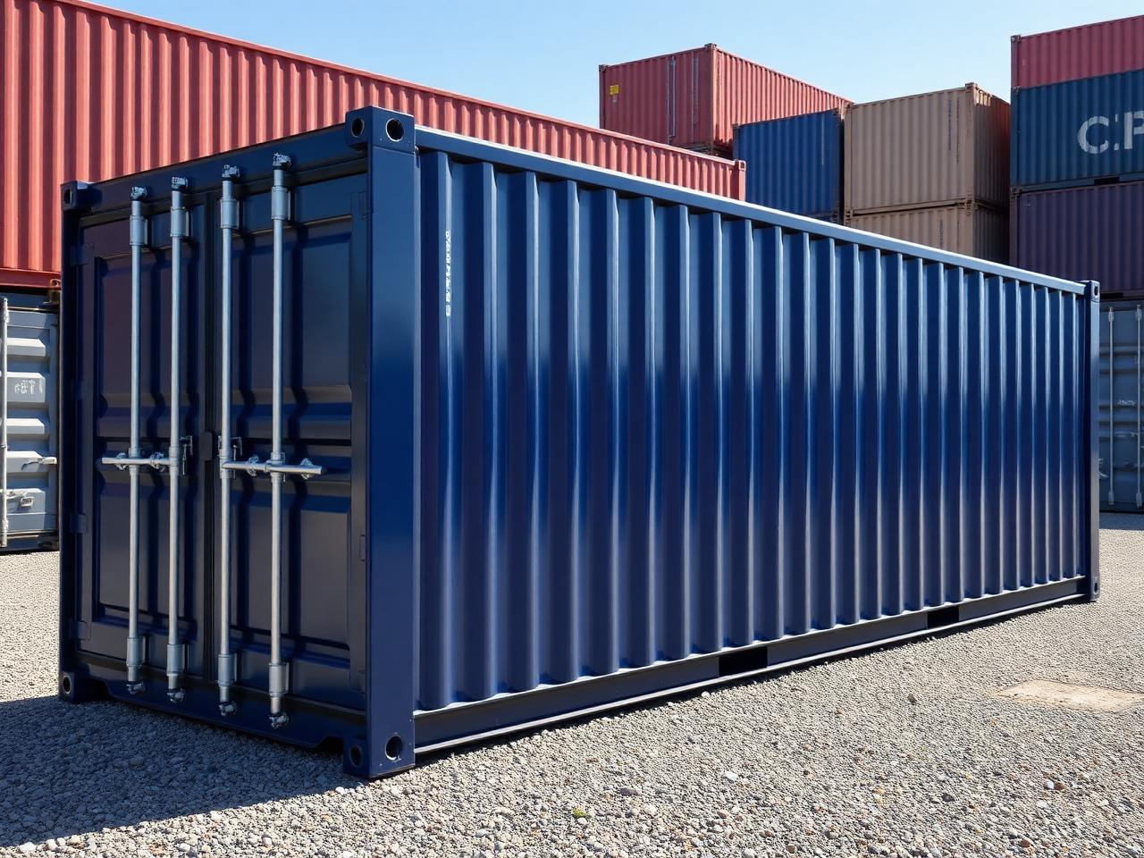 40ft Dry Container — One-Trip at our depot