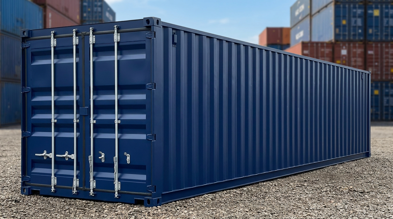 40ft Dry Container — One-Trip at our depot
