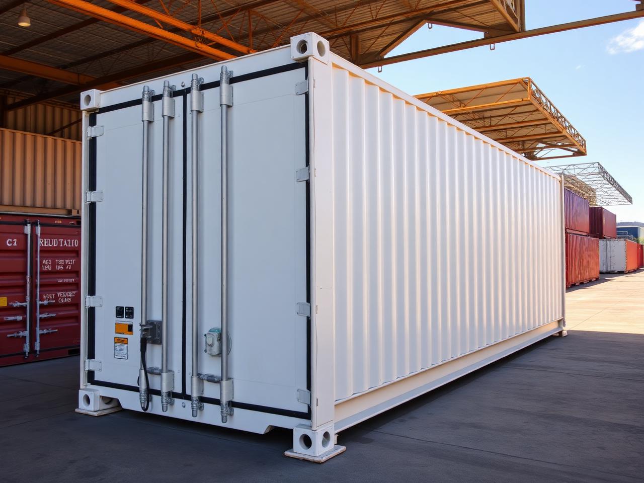 40ft High Cube Refrigerated Container — Operational Reefer at our depot