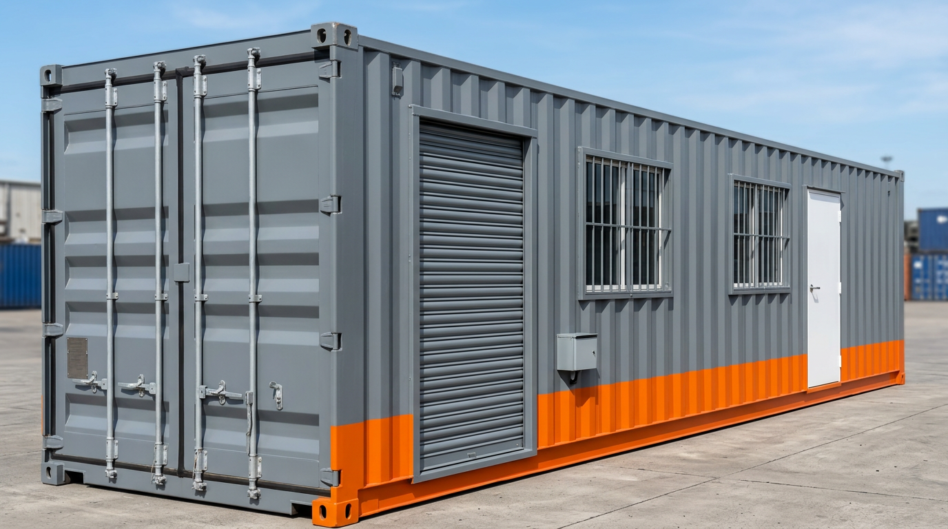 40ft Workshop & Secure Store — Conversion at our depot
