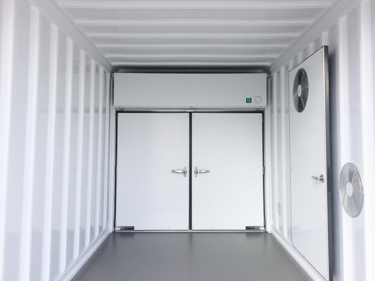40ft High Cube Reefer — Dual-Temp Blast Chill Partition at our depot