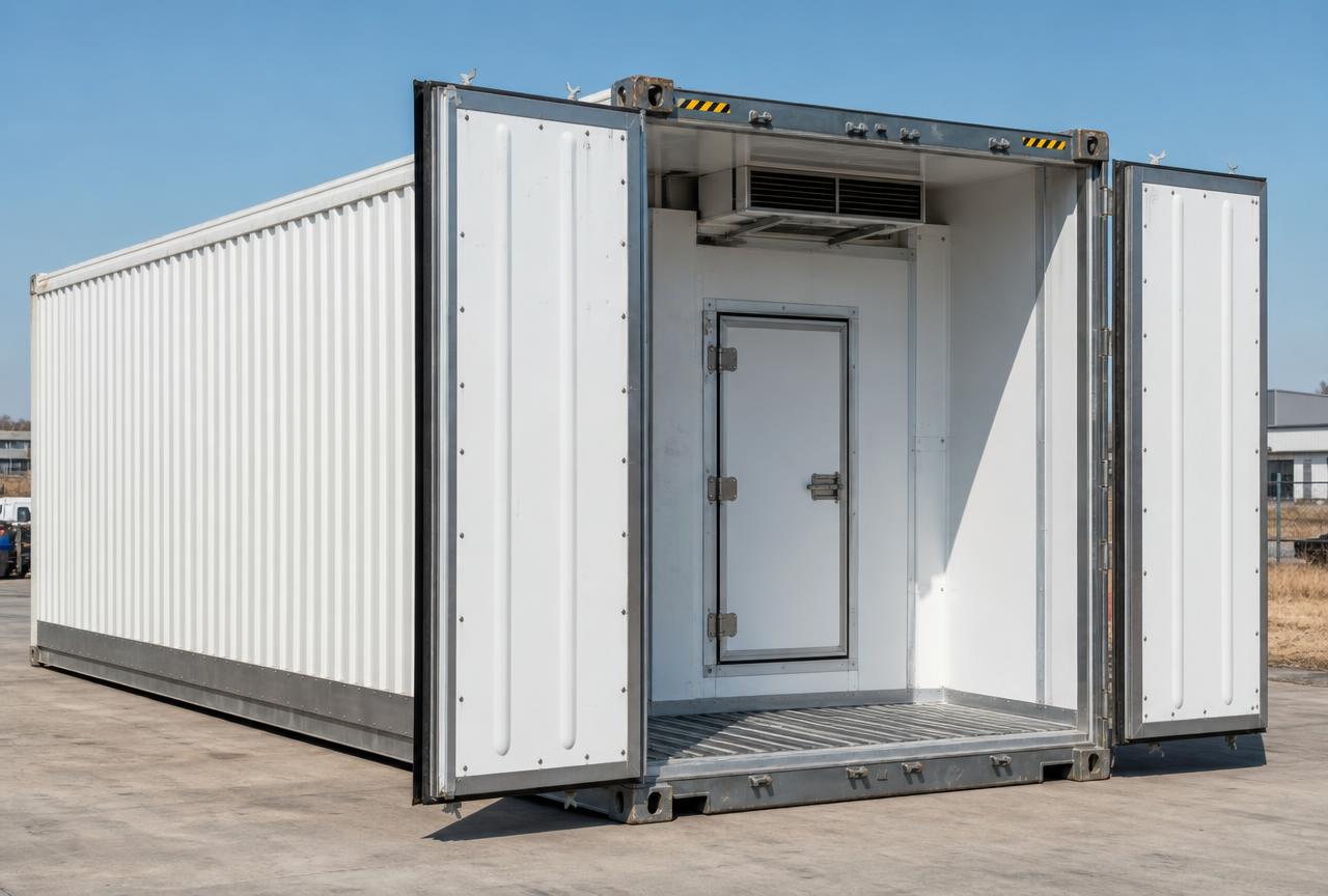 40ft High Cube Dual-Temperature Reefer at our depot